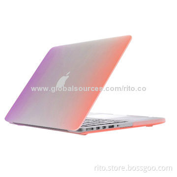 New Rainbow Design Rubberized Hard Cover for Macbook Pro 13" Retina